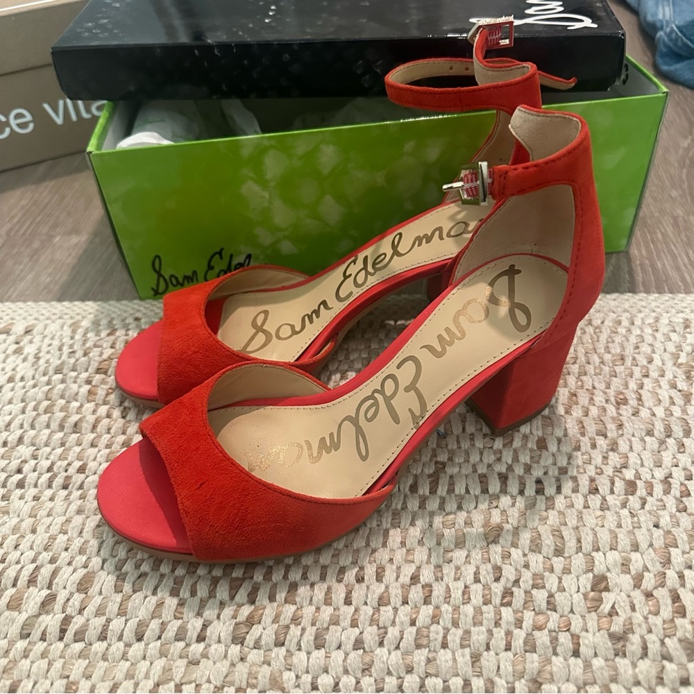 Sam Edelman Blood Orange Women's Sandals
